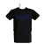 T-Shirt B 'Nordtribüne HH outline blau', schwarz